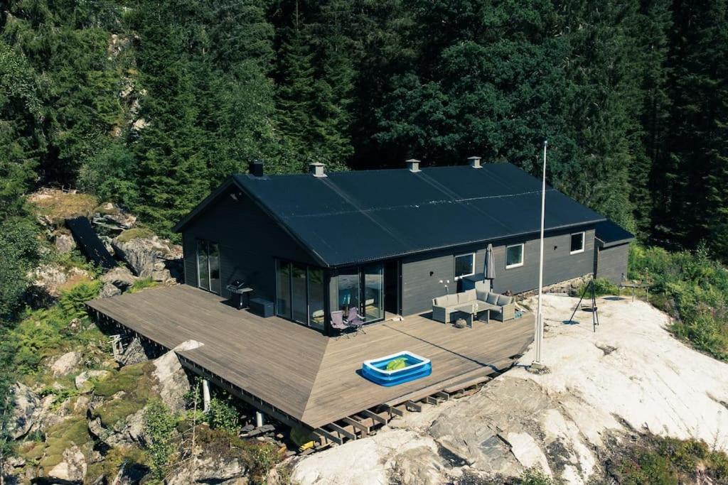 Modalen Fjord Cottage Mo (Hordaland) Exterior foto